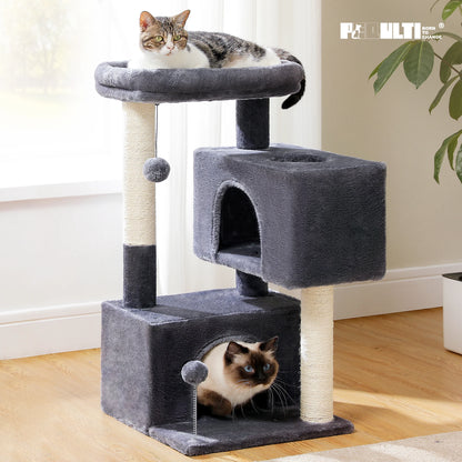 Multi-Level Cat Tower with Spacious Condos