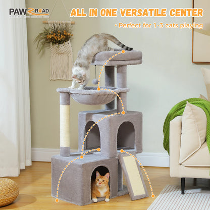 Multi-Level Cat Tower with Spacious Condos