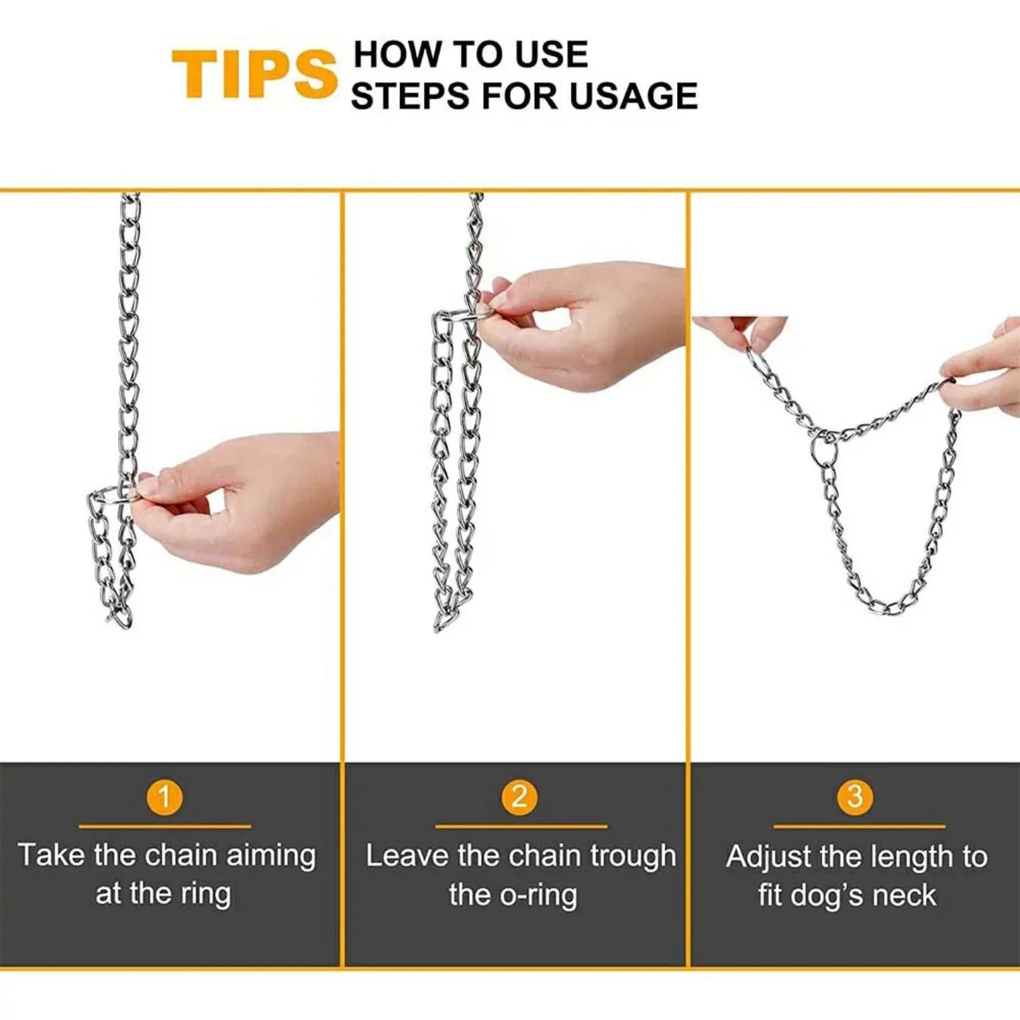 Metal Dog Chain Collars