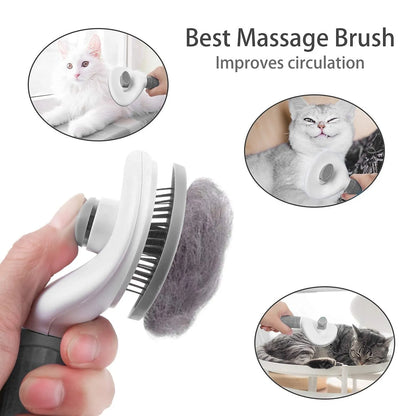 Self Cleaning Grooming Comb