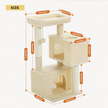 Multi-Level Cat Tower with Spacious Condos