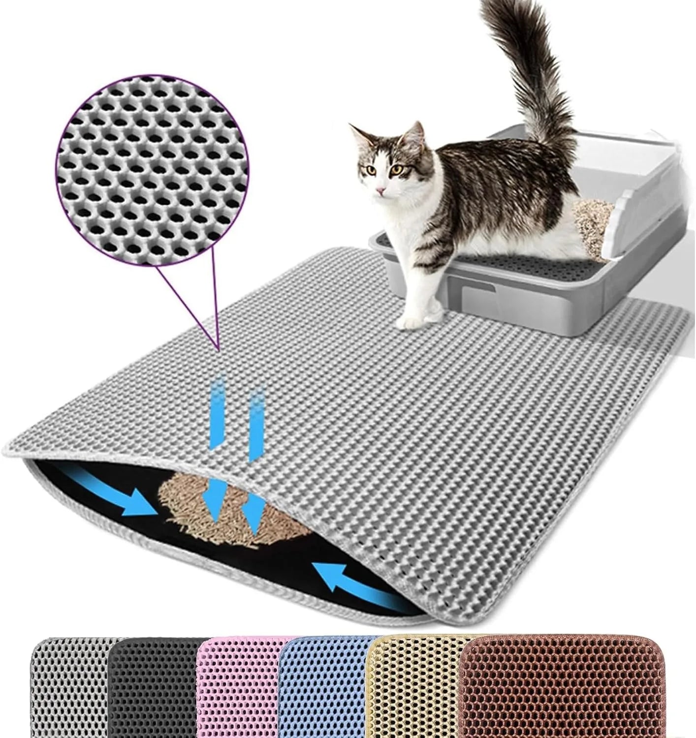 Double Layer Pet Litter Box